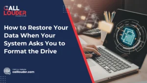 How to restore your data when your system asks to format the drive