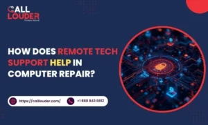 How does remote tech support help in computer repair?